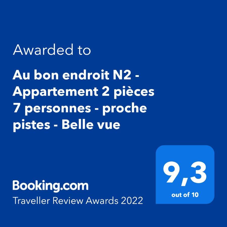 Au Bon Endroit N2 - Appartement 2 Pieces 7 Personnes - Proche Pistes - Belle Vue Orcieres Exterior photo